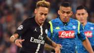 Neymar Allan Napoli PSG Champions League