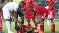 Harun Shakava of Gor Mahia v Nyasa Big Bullets of Malawi.