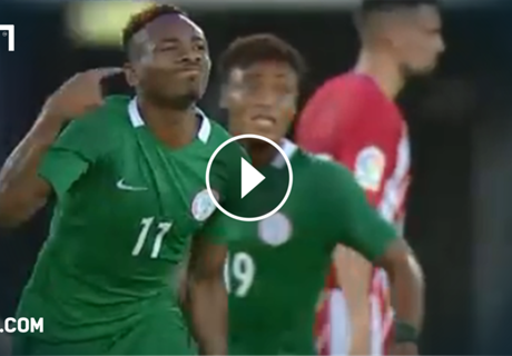 Nigeria trifft gegen Atletico zweimal spektakulär