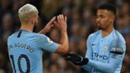 Sergio Aguero Gabriel Jesus Manchester City 2018-19