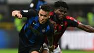 Lautaro Martinez Kessie Milan Inter Serie A