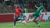 Thembinkosi Lorch of Orlando Pirates against AmaZulu