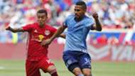 Alejandro Romero Gamarra Kaku Yangel Herrera New York City FC New York Red Bulls MLS 2018