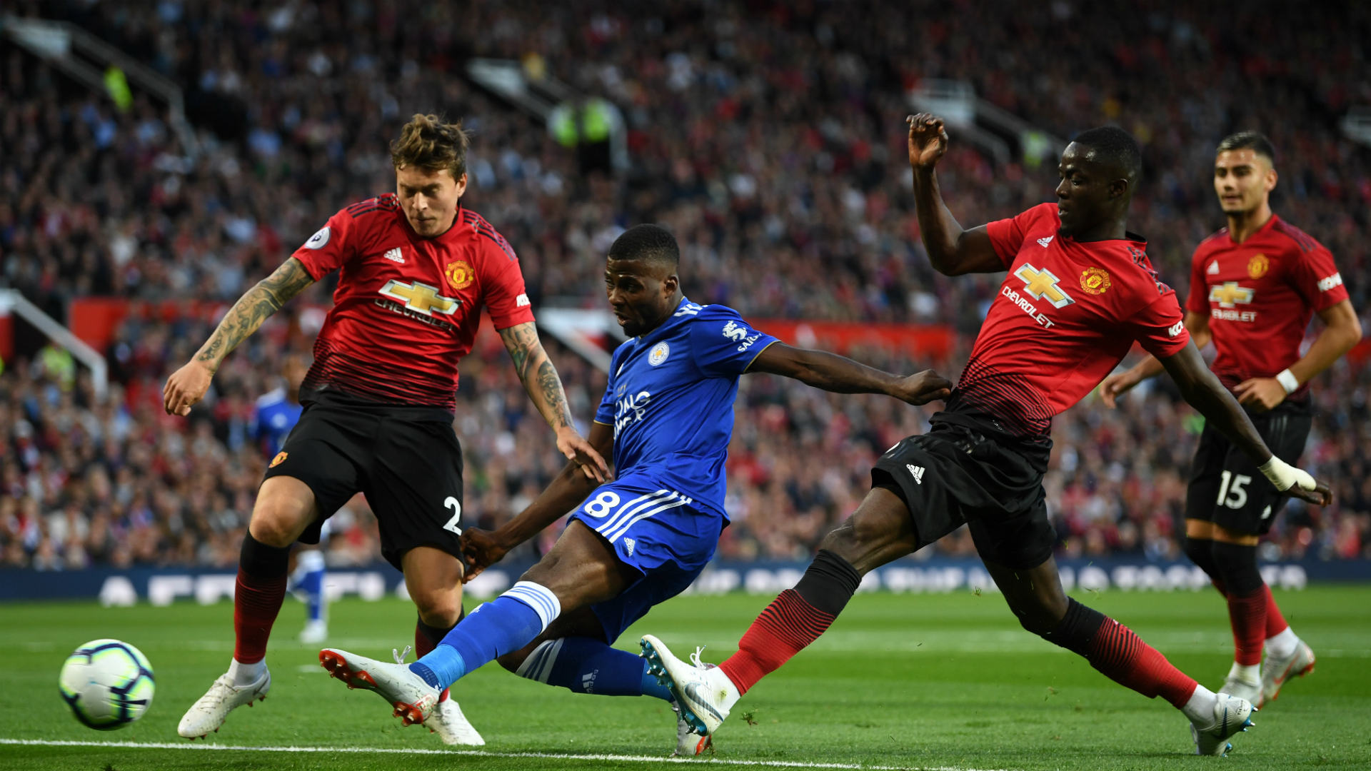 Victor Lindelof Eric Bailly Manchester United Kelechi Iheanacho Leicester City