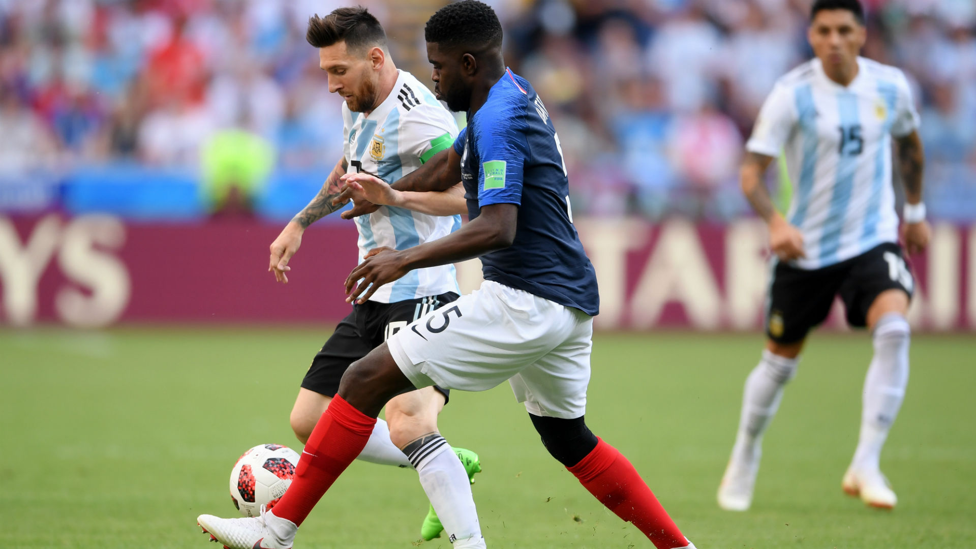 Lionel Messi Umtiti Argentina France Francia World Cup 2018 30062018