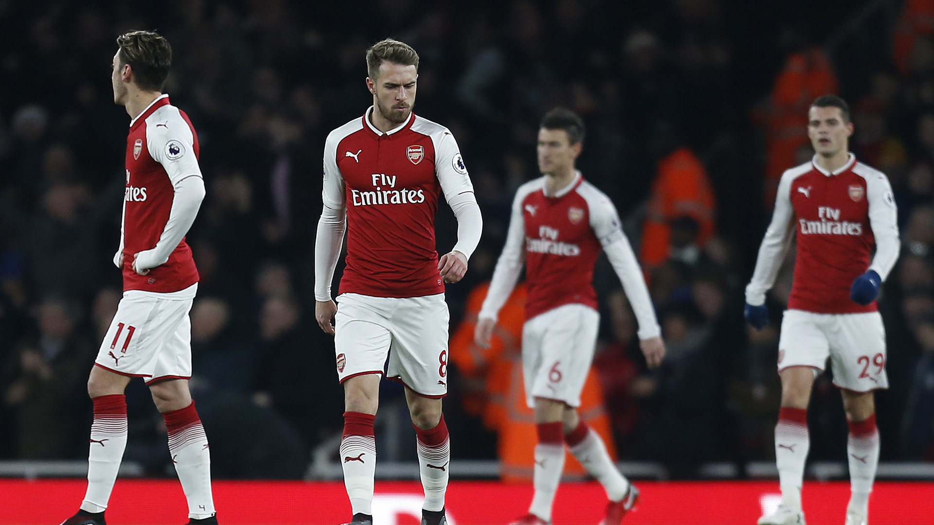 Aaron Ramsey Arsenal Manchester United Premier League