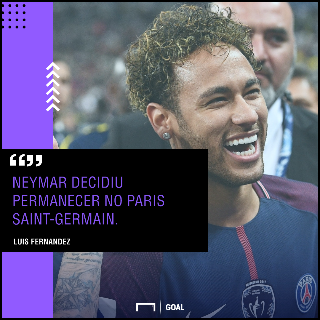Neymar decidiu permanecer no PSG, garante dirigente do clube | Goal.com