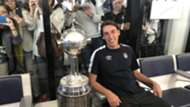 Geromel Grêmio Campeão Libertadores desembarque Porto Alegre 30 11 17
