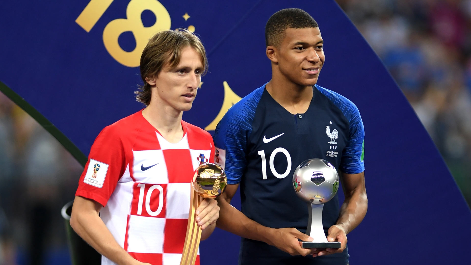Luka Modric, Kylian Mbappe