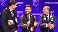 David Beckham Don Garber