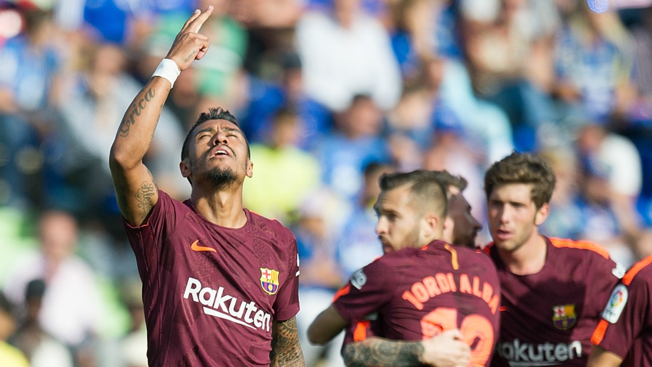 Paulinho shows why Barcelona bought him to pile pressure on Madrid Paulinho shows why Barcelona bought him to pile pressure on Madrid