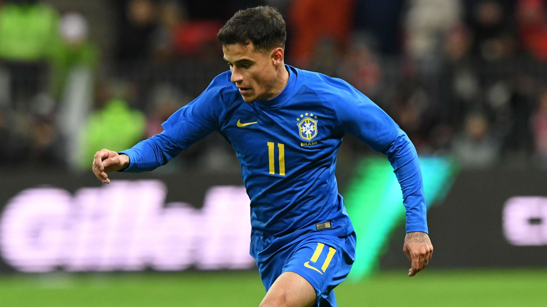 Philippe Coutinho Brazil Russia international friendly