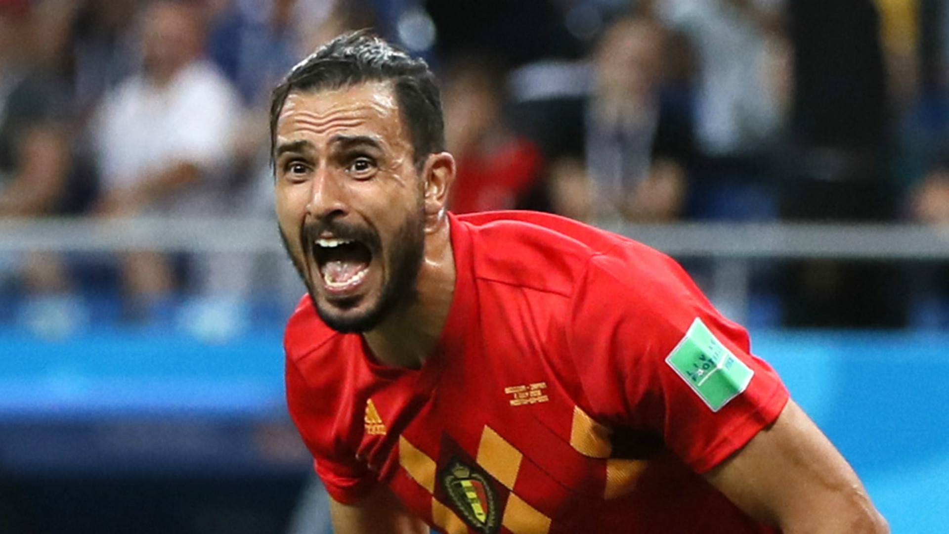 Nacer Chadli Belgium 2018