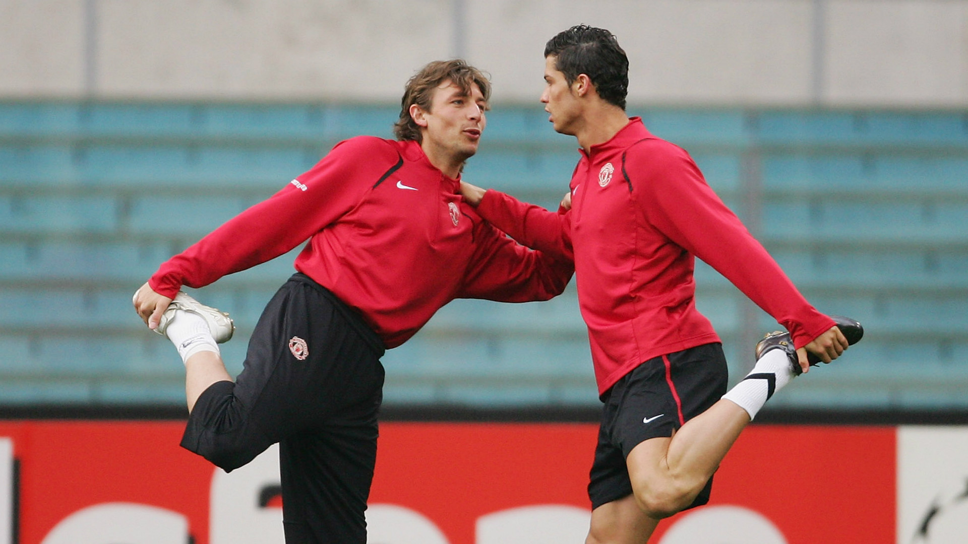   Gabriel Heinze Cristiano Ronaldo Manchester United 2007 