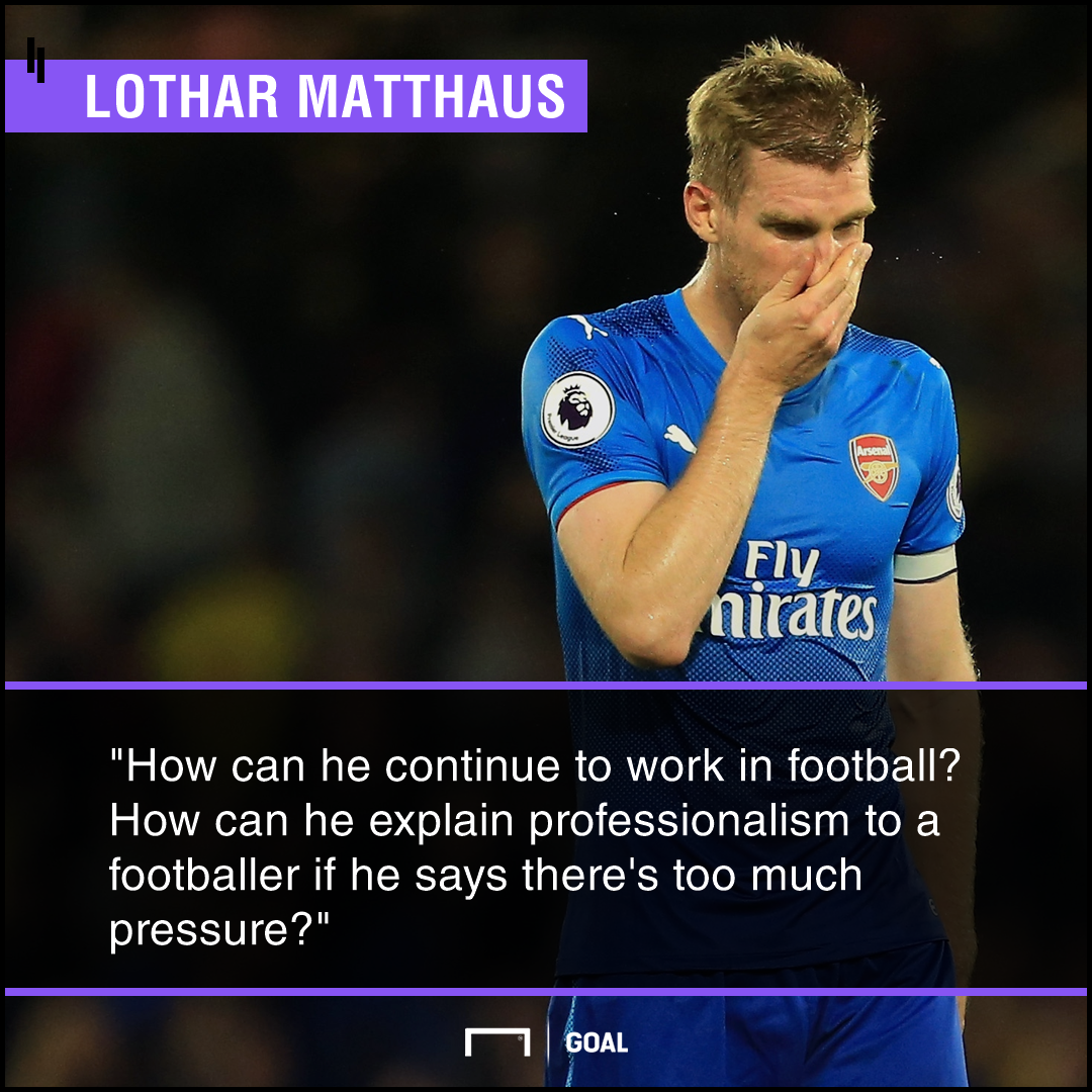 per mertesacker future in football lothar matthaus