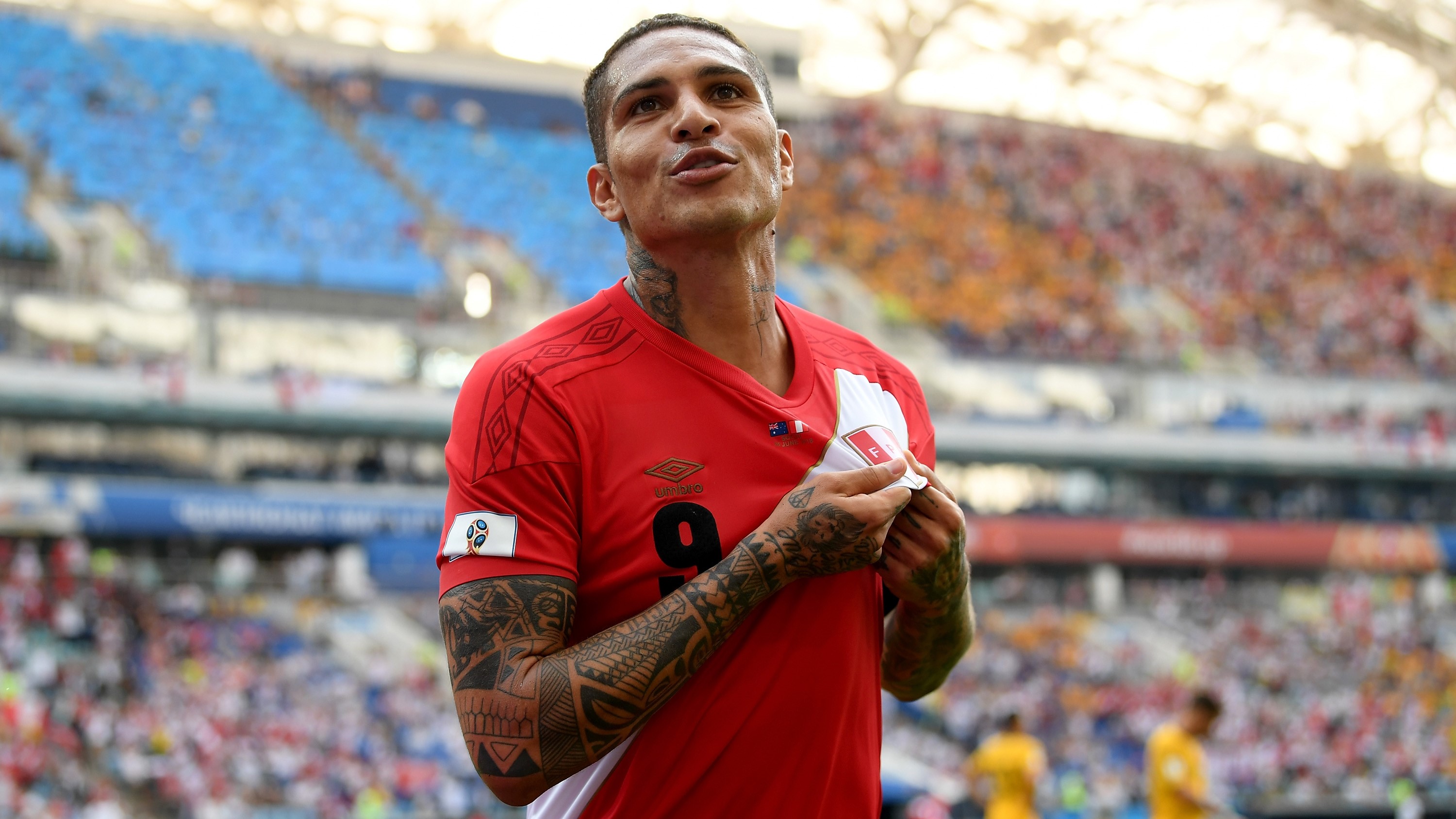Paolo Guerrero Australia Peru 26062016