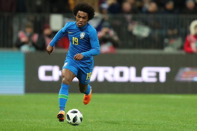 Willian Brasil x Rússia