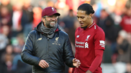 Klopp Van Dijk Liverpool 2018-19