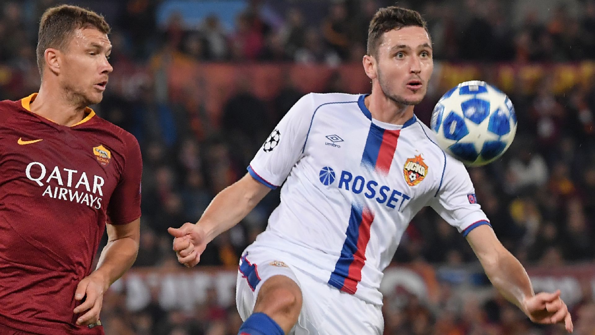 Edin Dzeko Roma CSKA Mosca