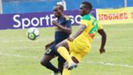 Klinsman Omulanga of Mathare United v Wazito.