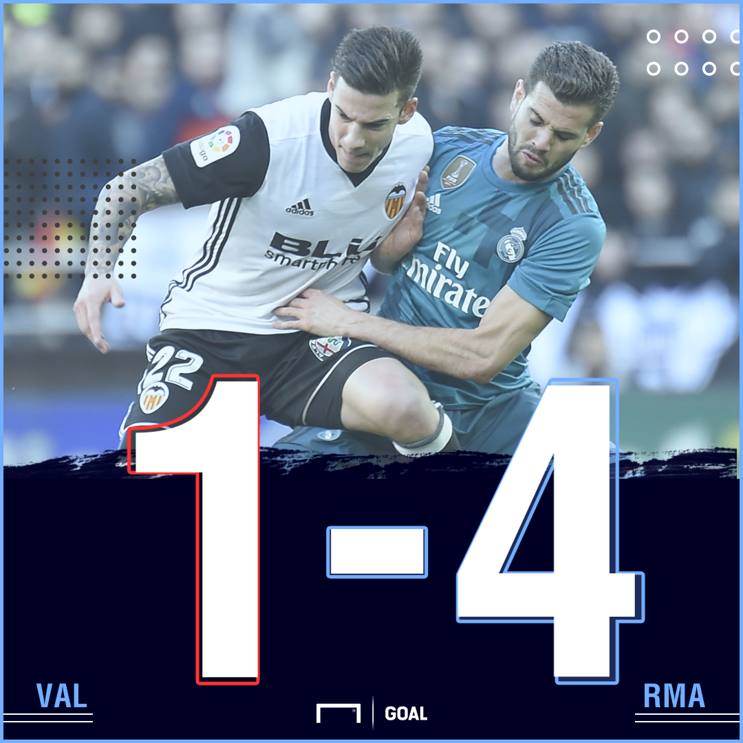 Valencia Real Madrid score