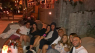 Jugadores del Real Madrid de relax