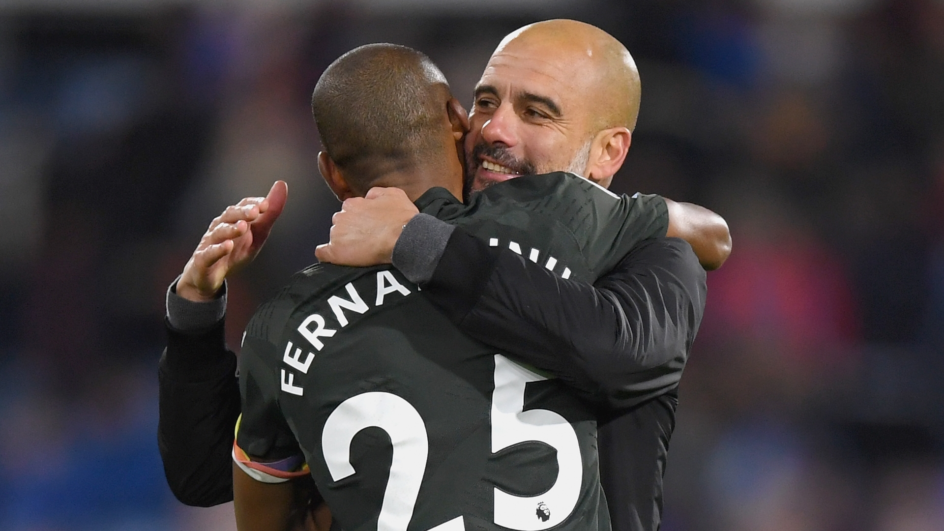 Fernandinho, Pep Guardiola