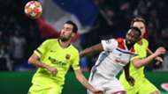 BUSQUETS LYON BARCELONA CHAMPIONS LEAGUE