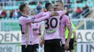 Palermo celebrating Serie B