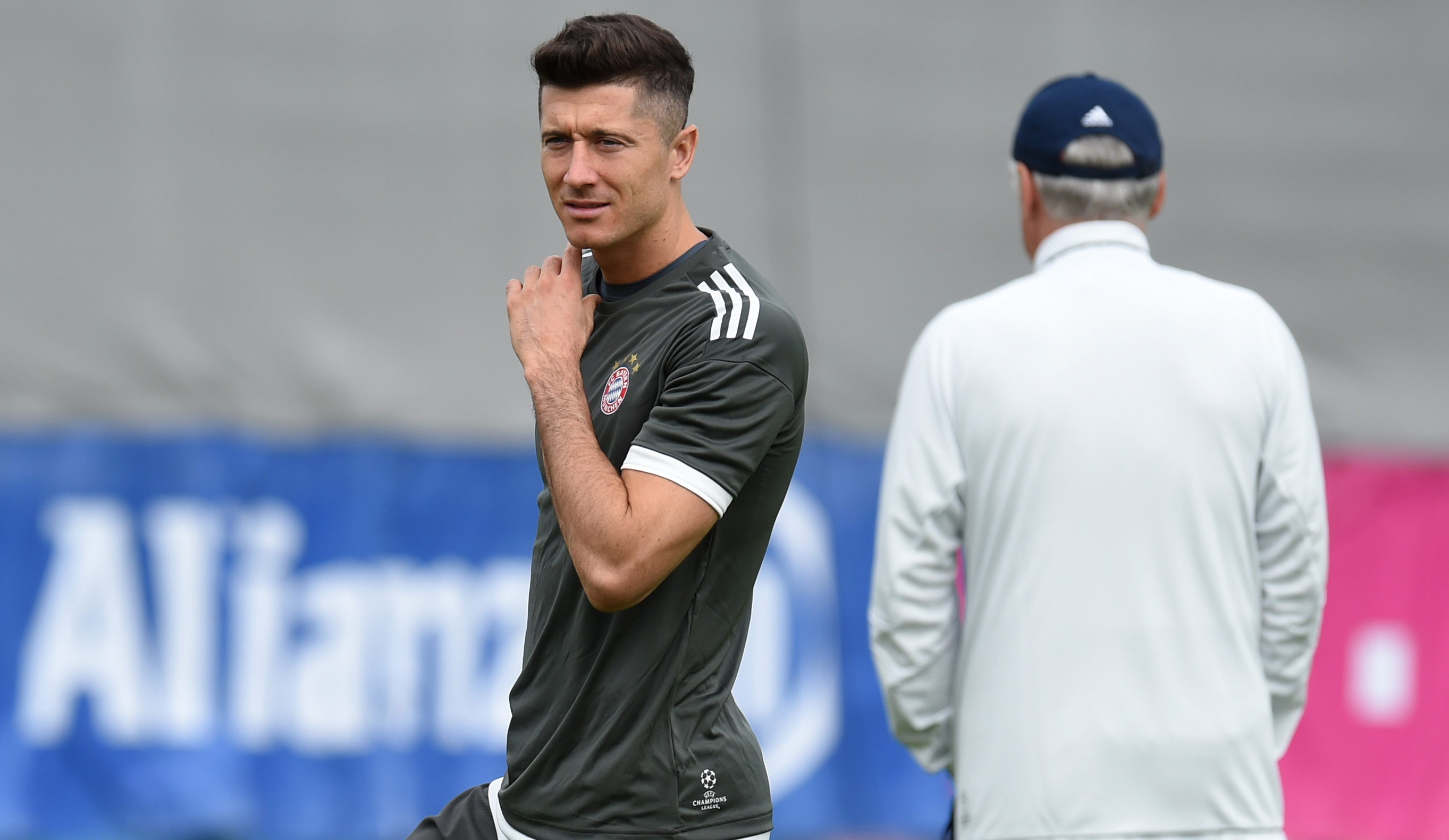 Robert Lewandowski Carlo Ancelotti Bayern München 11092017