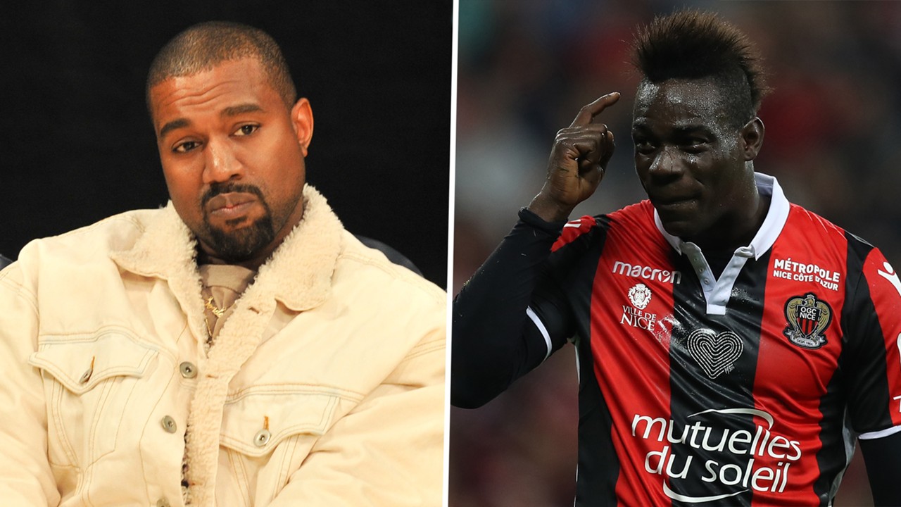 Image result for balotelli and kanye west