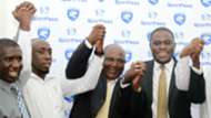 Maurice Amhwa and Sakaja of AFC Leopards
