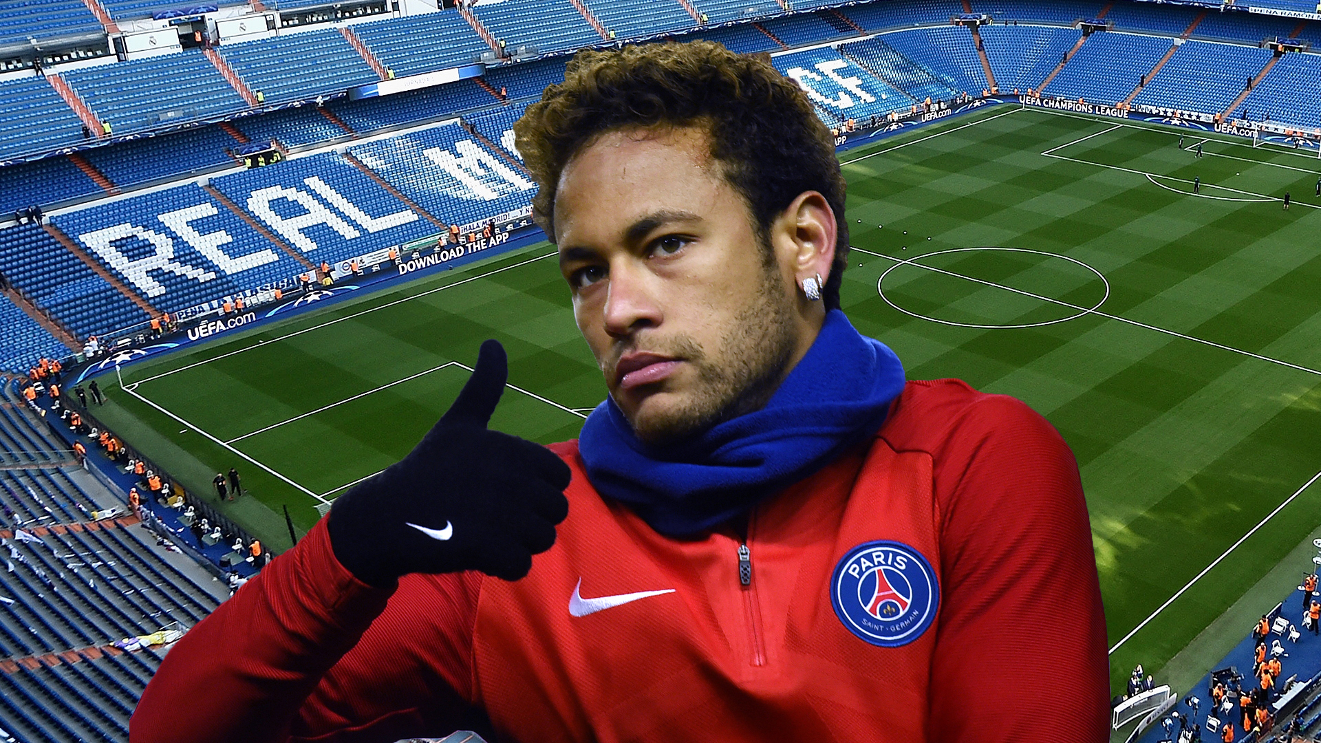 Neymar,Santiago Bernabeu