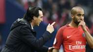 Unai Emery Lucas Moura PSG Ligue 1 050617