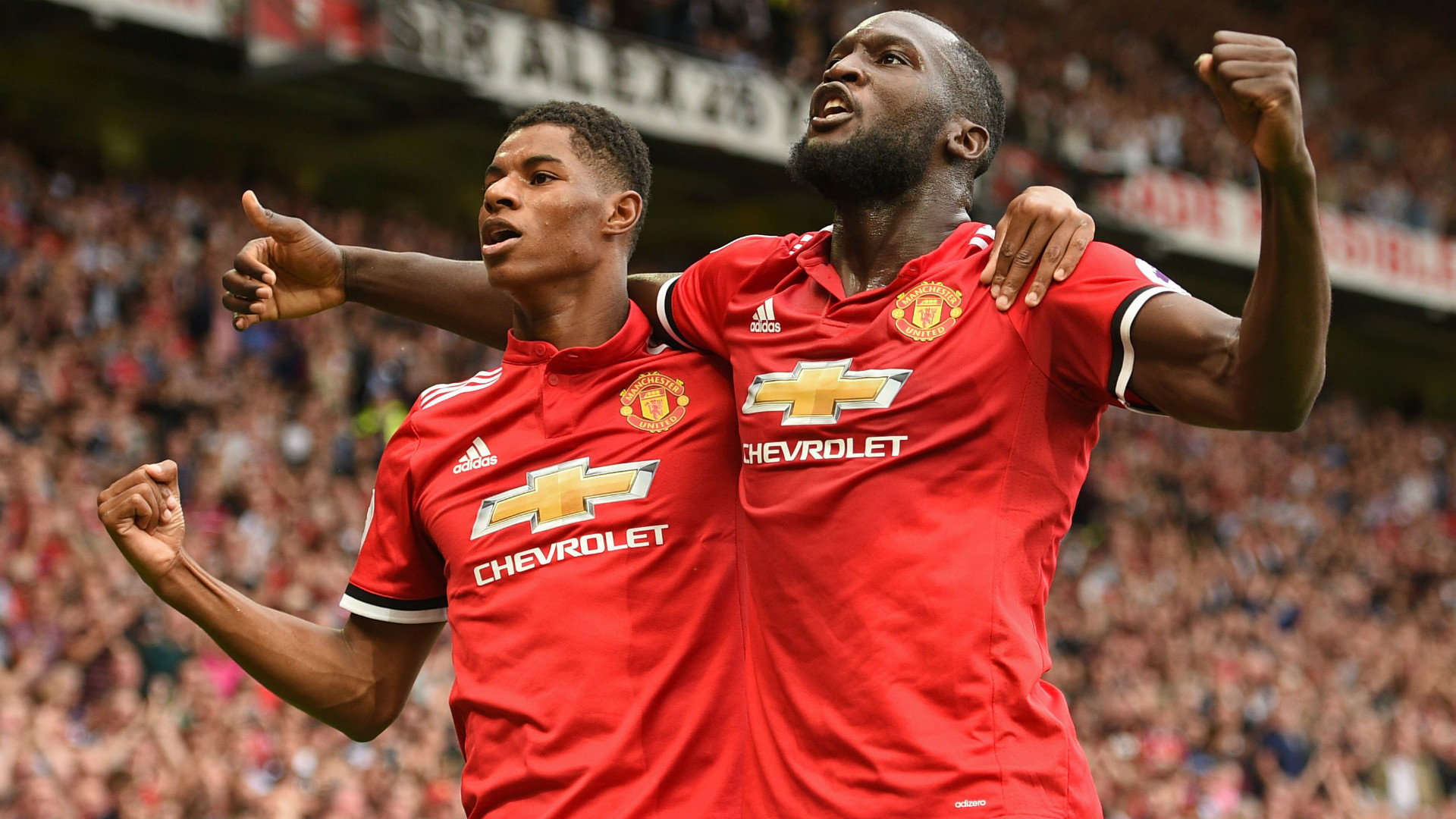 Marcus Rashford Romelu Lukaku Manchester United