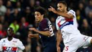Edinson Cavani Jeremy Morel PSG Lyon Ligue 1 17092017