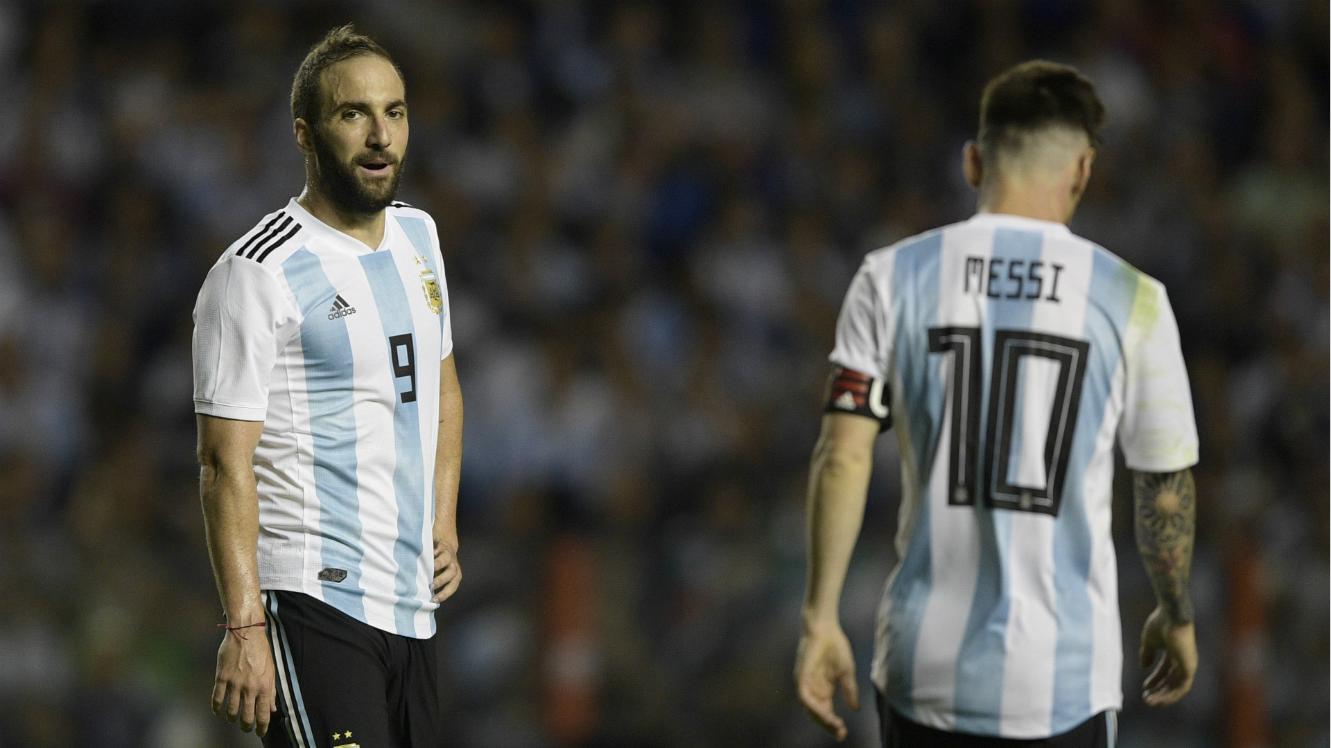 Gonzalo Higuain Lionel Messi Argentina