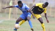 Boniface Akenga of Nakumatt and Noah Wafula of Tusker