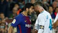 Luis Suarez Sergio Ramos Barcelona Real Madrid El Clasico LaLiga 06052018Barcelona Real Madrid El Clasico LaLiga 06052018
