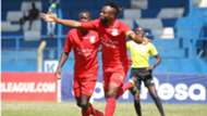 Bandari defender Felly Mulumba celebrates v KCB.