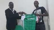 Kenneth Muguna and Omondi Aduda of Gor Mahia.
