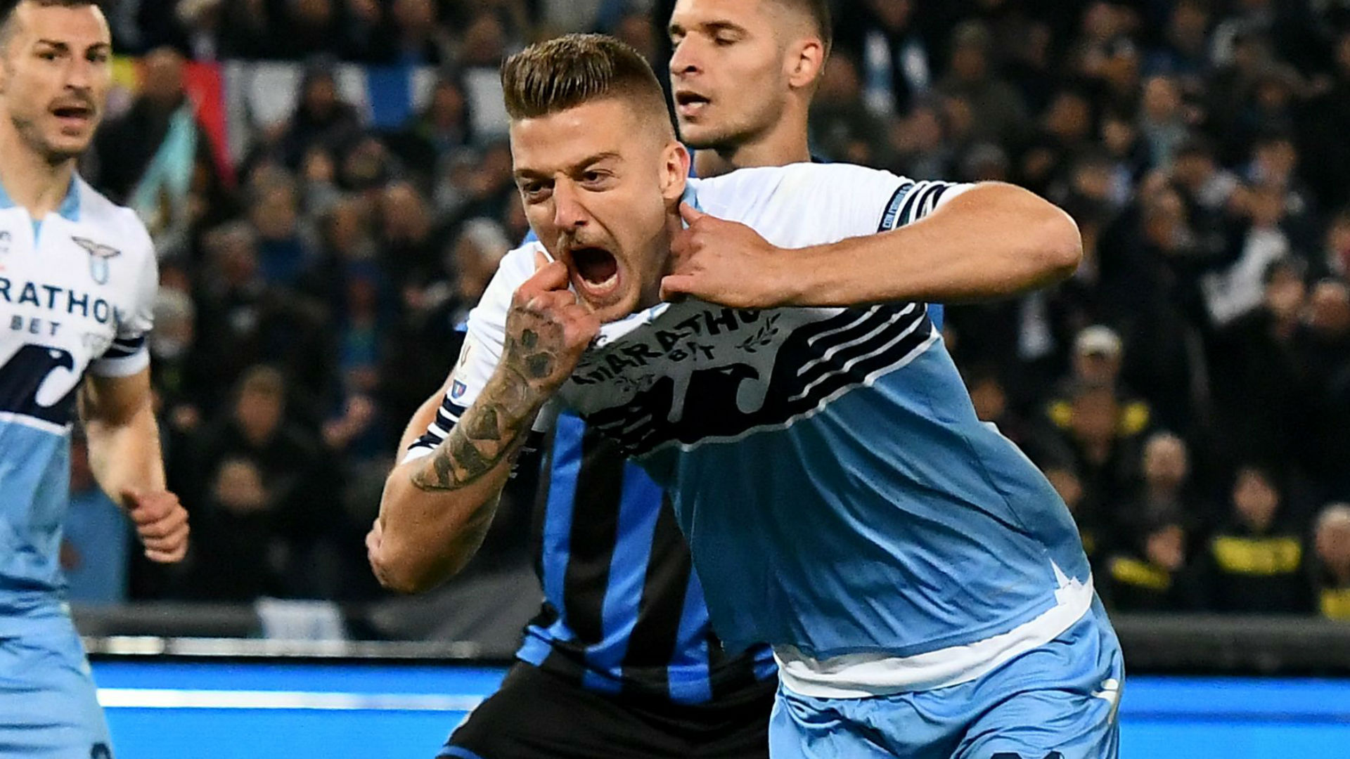 Milinkovic Savic Atalanta Lazio Coppa Italia