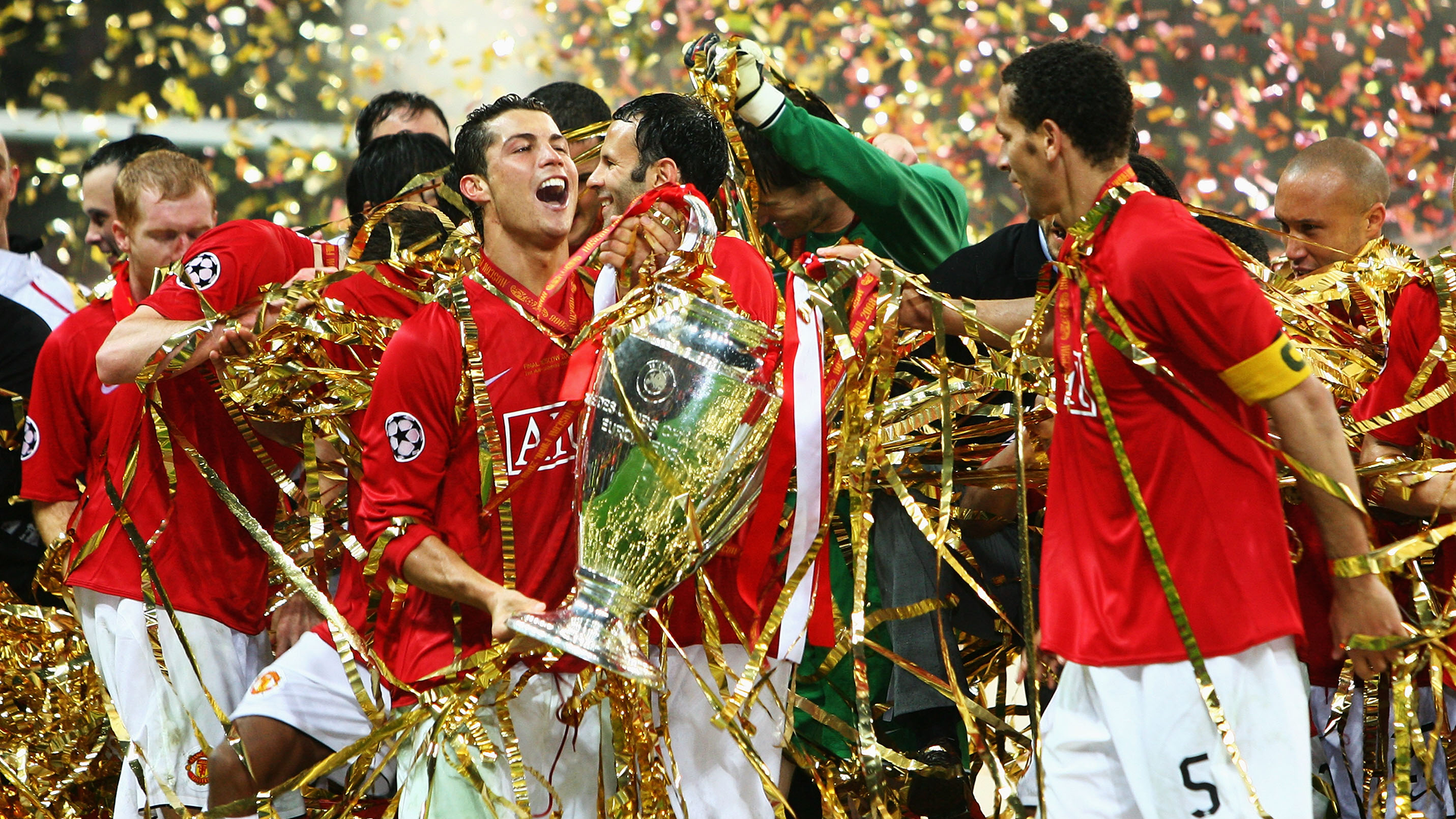 Manchester United's history in the Champions League Titles, finals