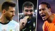 Lionel Messi Alisson Virgil Van Dijk