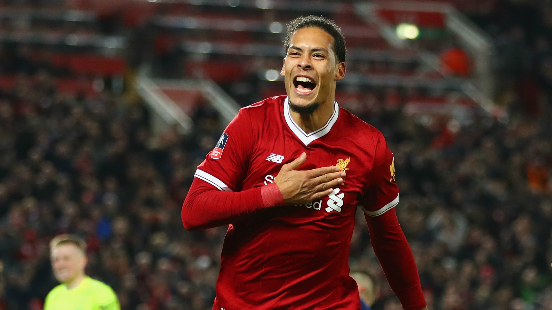 Virgil van Dijk Liverpool Everton