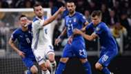 Miralem Pjanic Nicolo Barella Italia Bosnia Euro 2020