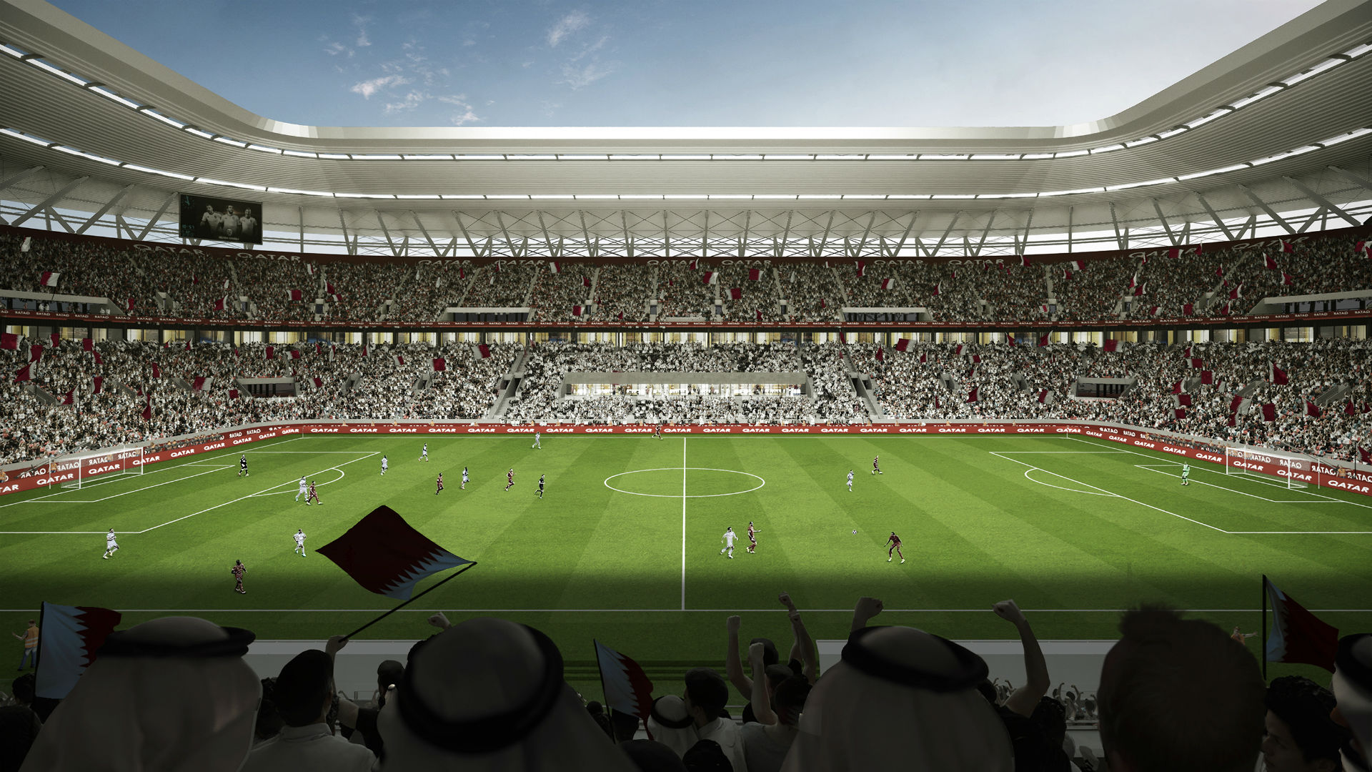 2022 World Cup Plans revealed for incredible ground breaking stadium 