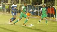 Bonfilscaleb Bimenyimana, Jacques Tuyisenge, Francis Kahata of Gor Mahia and Rayon Sports.