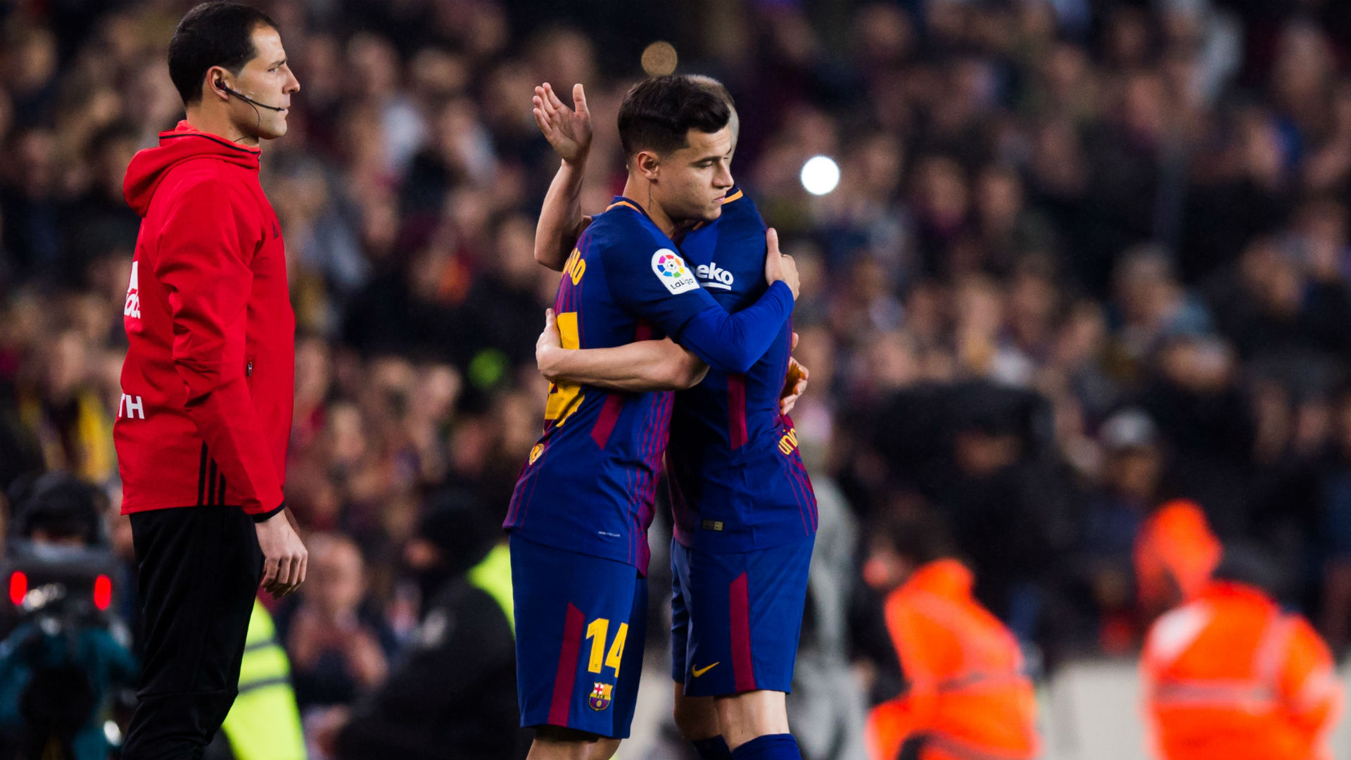 Philippe Coutinho Andres Iniesta Barcelona Espanyol Copa del Rey