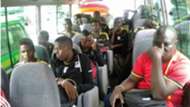 Uganda Cranes arrive in Kenya